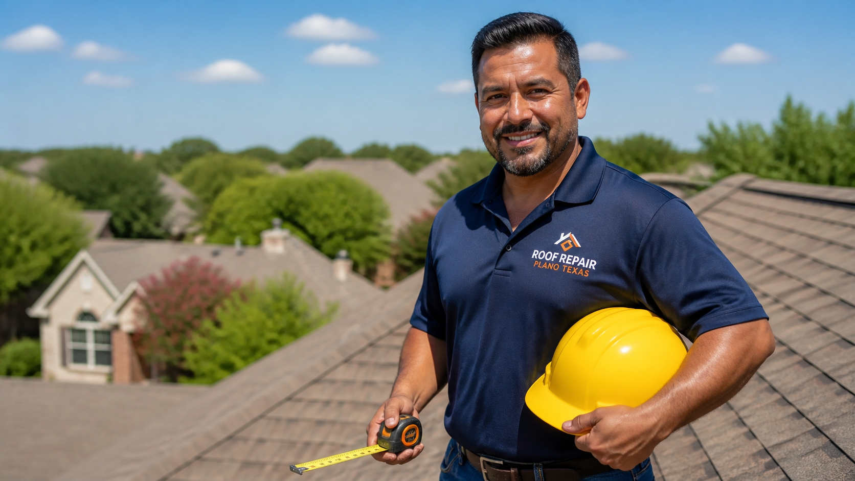 Roof Repair Plano Texas lead inspector